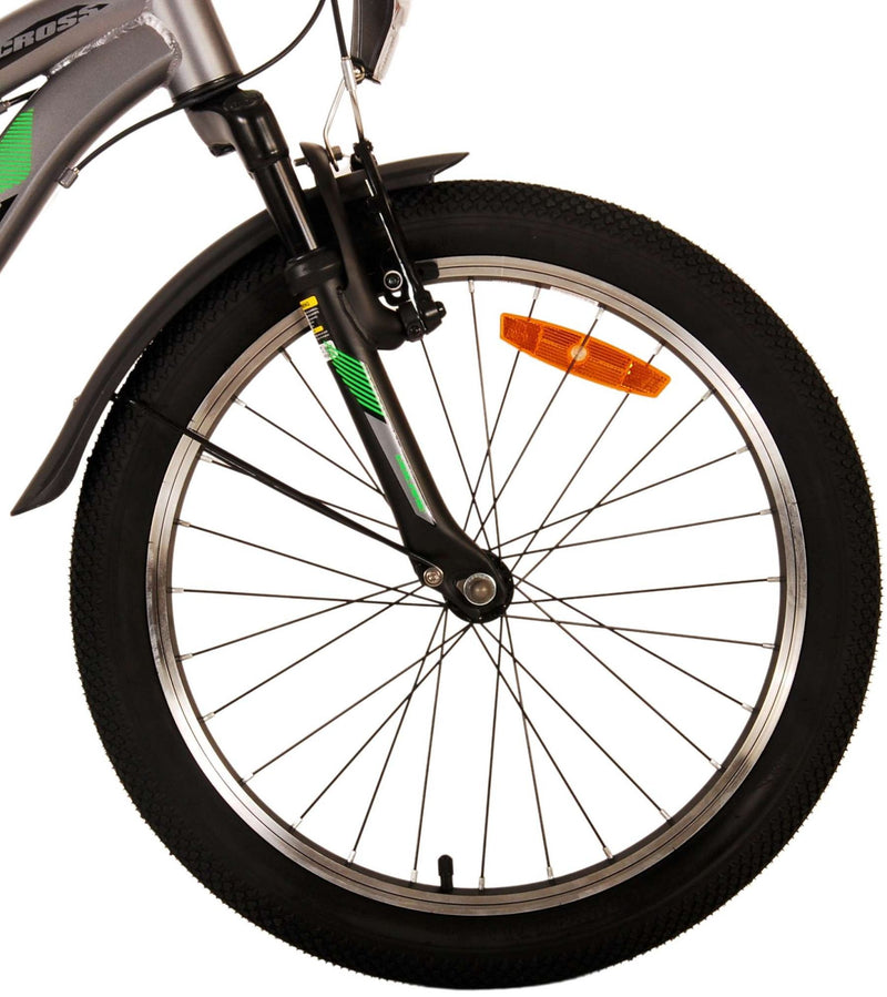 Load image into Gallery viewer, Volare Cross Kinderfiets - Jongens - 20 inch - Grijs - 6 versnellingen
