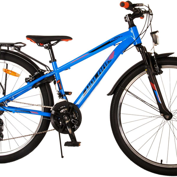 Volare Cross Kinderfiets - Jongens - 26 inch - Blauw - 18 versnellingen - Twee handremmen