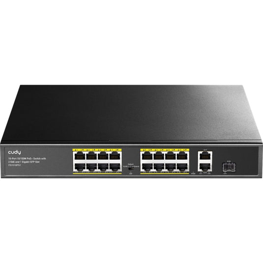 Cudy 16-port 10 100m poe+ switch