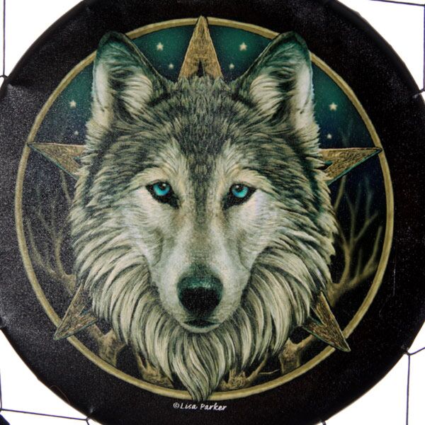 Load image into Gallery viewer, Lisa parker dromenvanger - wolf hoofd 60cm
