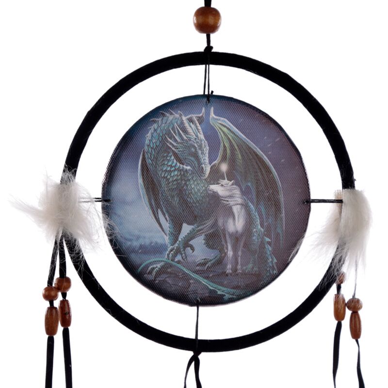 Load image into Gallery viewer, Lisa parker beschermer van magie draak dromenvanger 16cm
