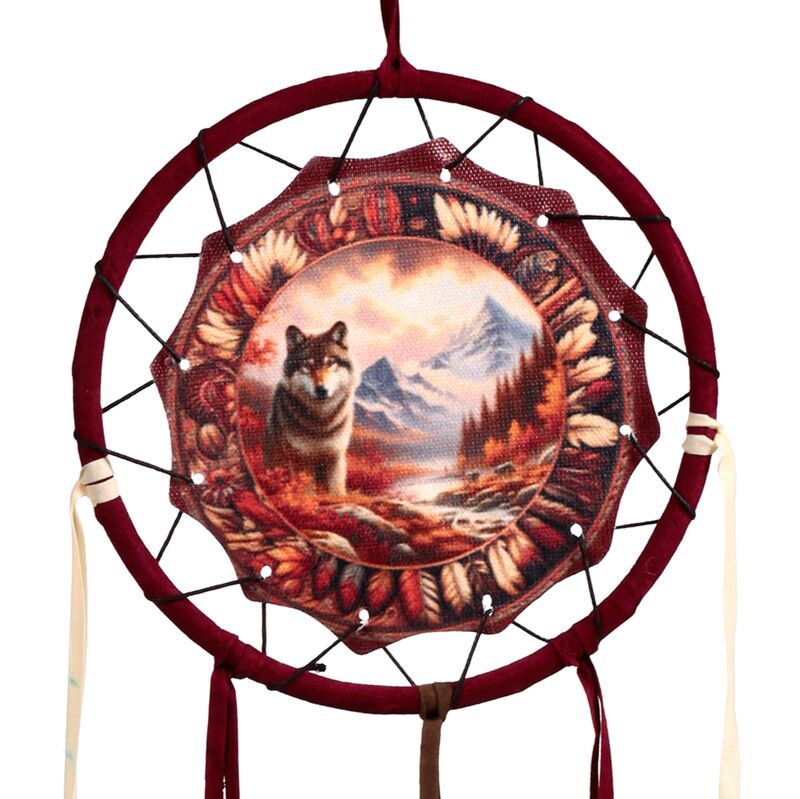 Load image into Gallery viewer, Herfst wolf dromenvanger 16cm
