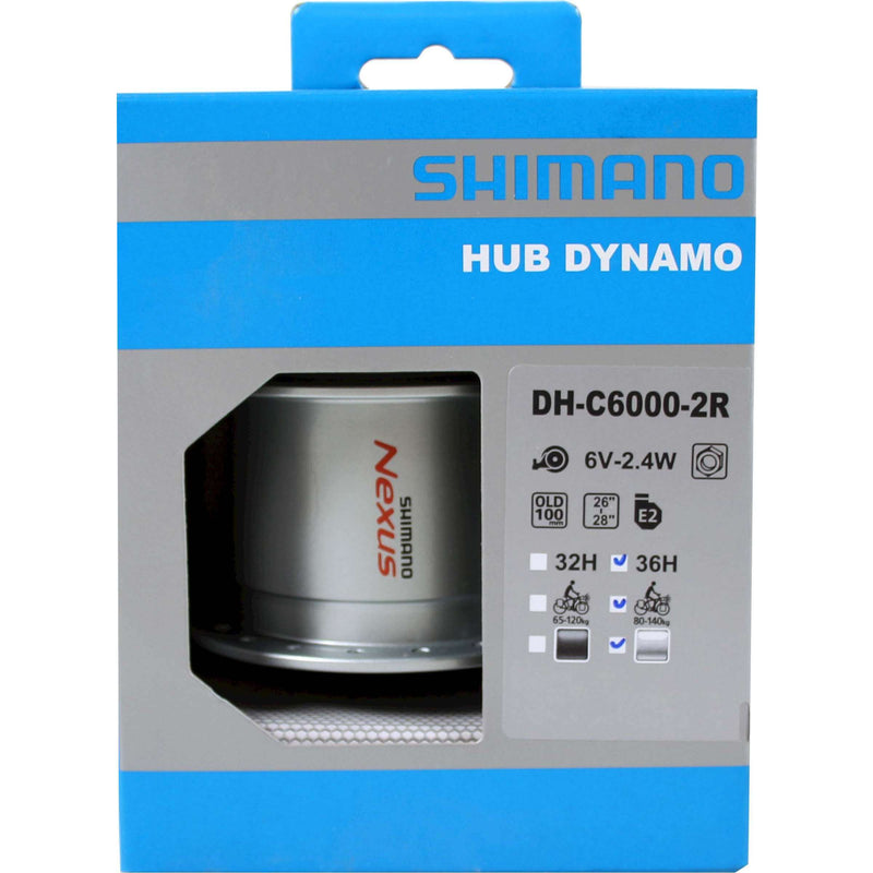 Load image into Gallery viewer, Shimano naafdynamo rollerbrake dh-c6000 6v 2.4w
