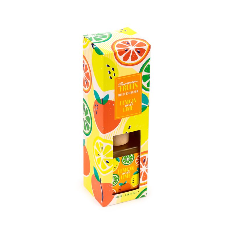 Load image into Gallery viewer, Zomer fruit citroen limoen 100ml geurstokjes
