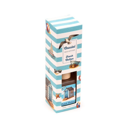 Coastal kust fris katoen 100ml geurstokjes