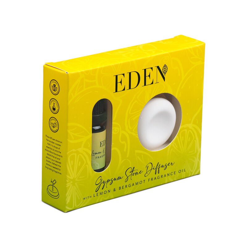 Load image into Gallery viewer, Eden citroen bergamot gipsstenen diffuser en geurolieset
