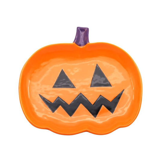 Spooky pompoen keramiek schaaltje