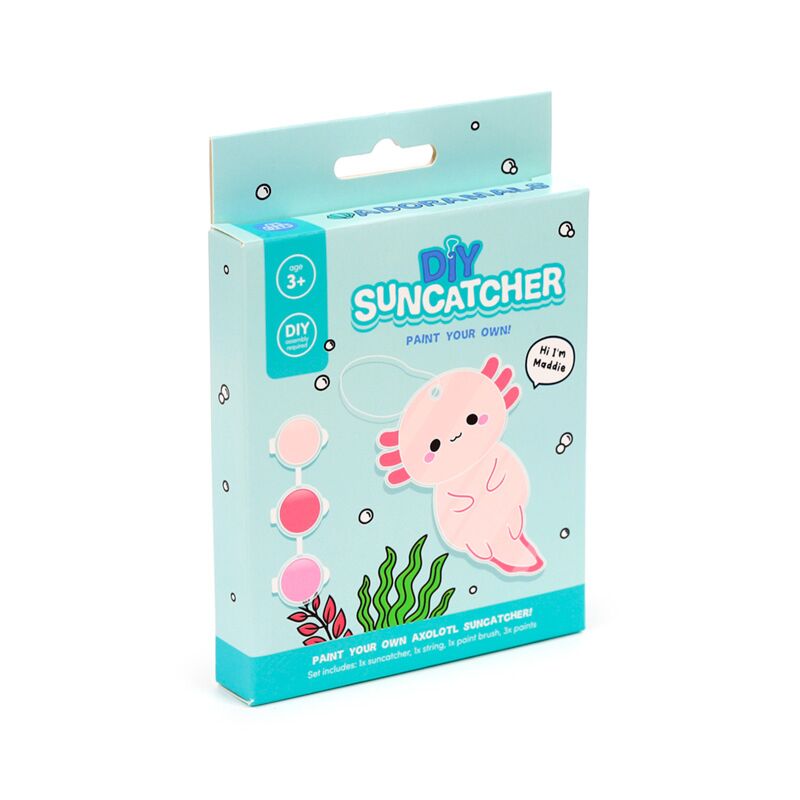 Load image into Gallery viewer, Adoramals maddie de axolotl verf je eigen suncatcher

