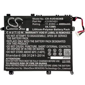 Replacement Laptop accu 4800mAh