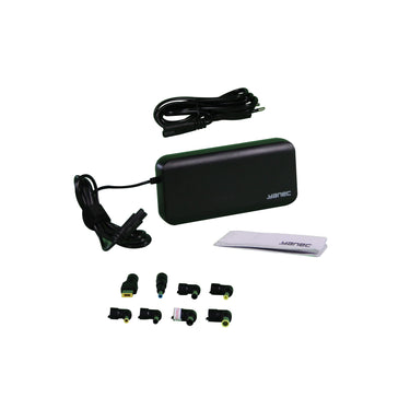 Universeel yanec universele laptop ac adapter 90w met 8 tips - zwart