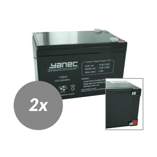 Yanec ups batterij vervangingsset rbc6 (excl. kabels)