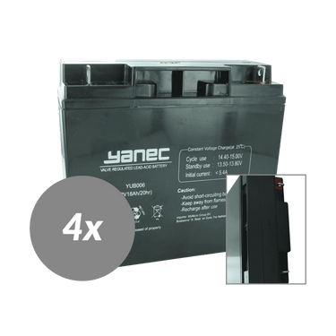 Yanec ups batterij vervangingsset rbc11 (excl. kabels)
