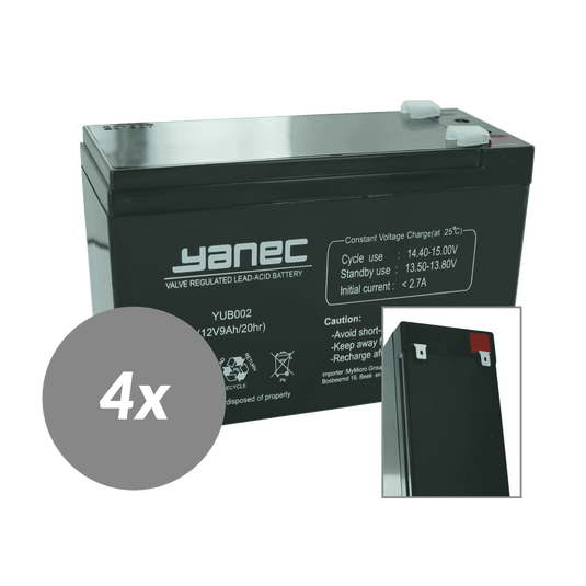 Yanec ups batterij vervangingsset rbc24 (excl. kabels)