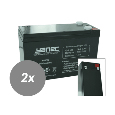 Yanec ups batterij vervangingsset rbc109 (excl. kabels)