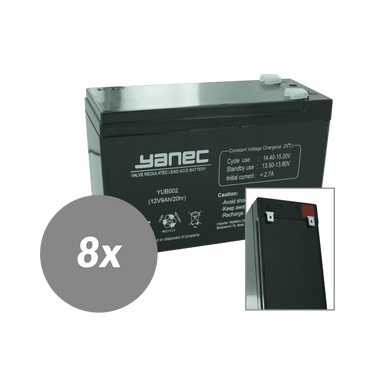 Yanec ups batterij vervangingsset rbc105 (excl. kabels)