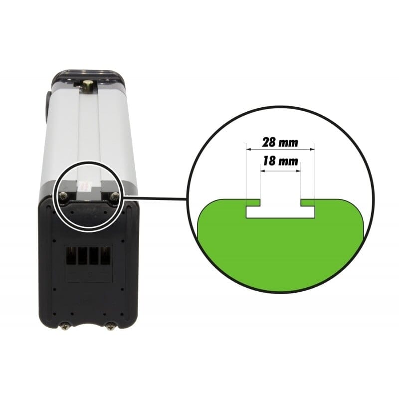 Load image into Gallery viewer, Replacement Fietsaccu 36 37V 14.5Ah SilverFish (Zwart)
