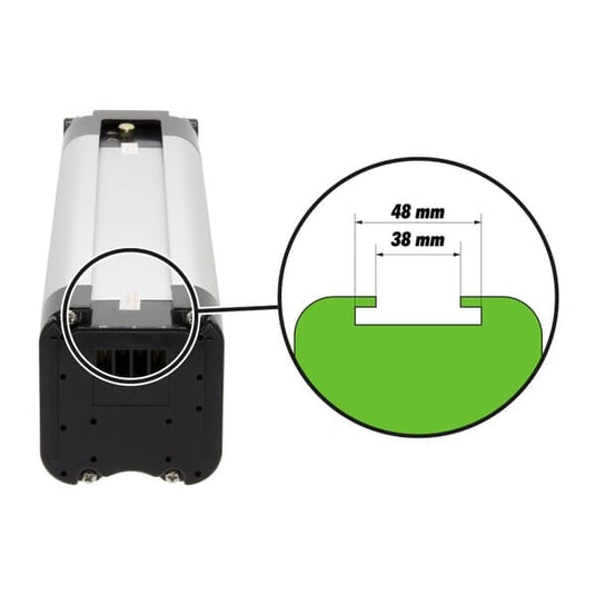 Phylion xh259-10j fietsaccu 25.9v 14ah silverfish