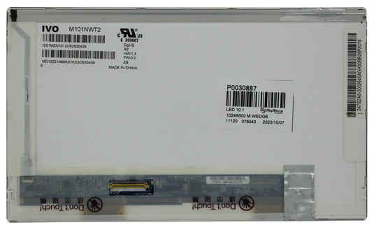 10.1 inch lcd scherm 1024x600 mat 40pin