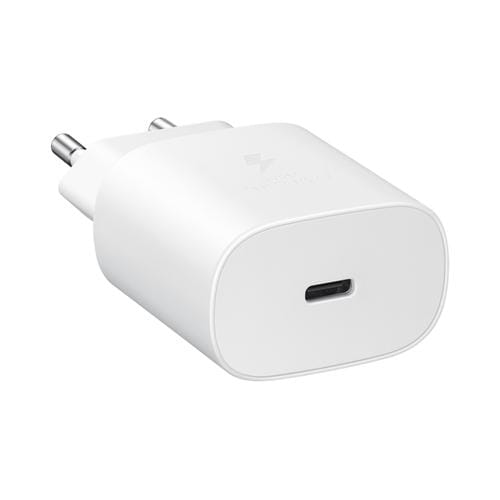 Samsung oplader met kabel 1m usb c 25w wit