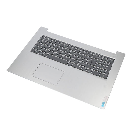 Lenovo laptop toetsenbord azerty be + top cover - grijs