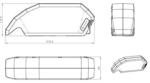 E-bike Vision Powerpack 720Wh Frame E-Bike Vision