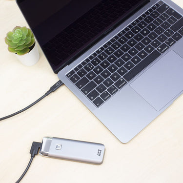 Act usb 3.2 gen1 aansluitkabel c male - c male (haaks) 1m