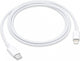 Apple lightning naar usb-c kabel 1 meter - wit