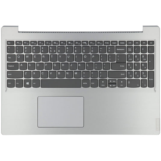 Lenovo laptop toetsenbord qwerty us + top cover - zilver