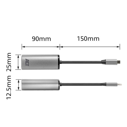 Act usb-c naar 2,5 gigabit ethernet adapter