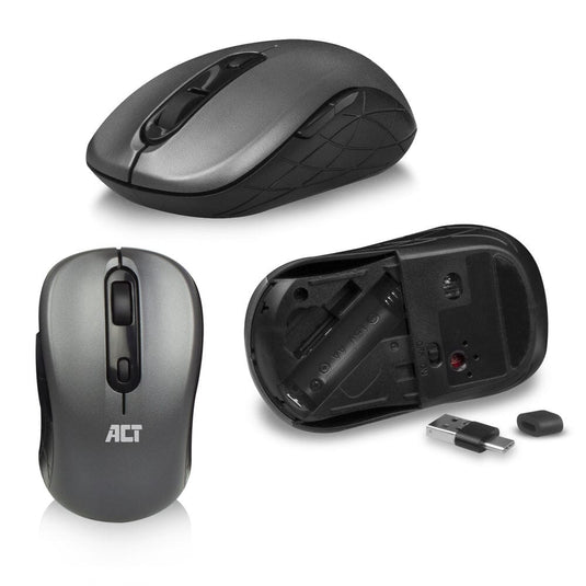Act draadloze set met toetsenbord en muis (qwerty us layout)