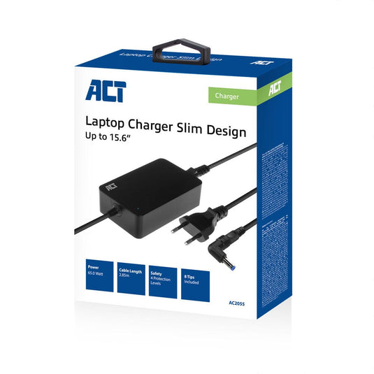 Act compe laptoplader 65w (voor laptops tot 15,6 inch)