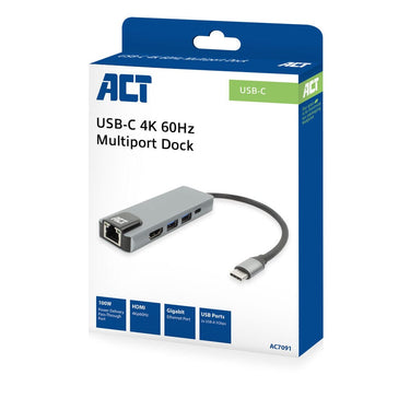 Act dockingstation ac7091 grijs