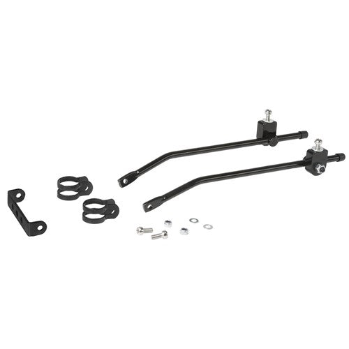 Massload bevestigings-set v alu drager zwart