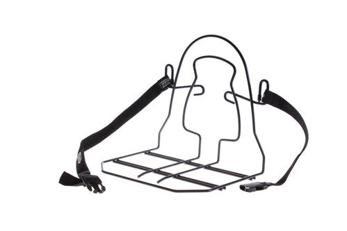 Load image into Gallery viewer, Steco monkey-mee bagagedragerverbreder met spanband zwart
