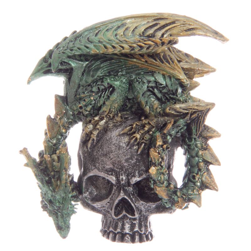 Load image into Gallery viewer, Gothic drakenschedel magneet
