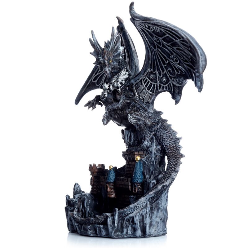 Load image into Gallery viewer, Dark legends wings of magic zilver kasteel wacther draak
