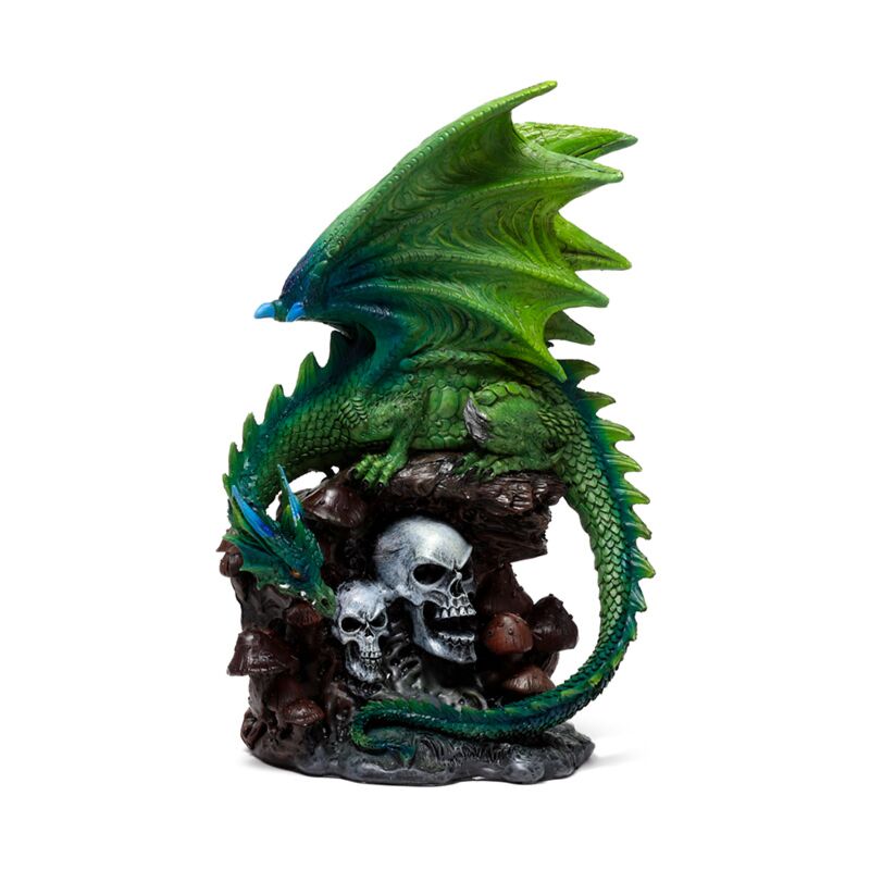 Load image into Gallery viewer, Enchanted nightmare smaragd spirit of the forest schedel draak

