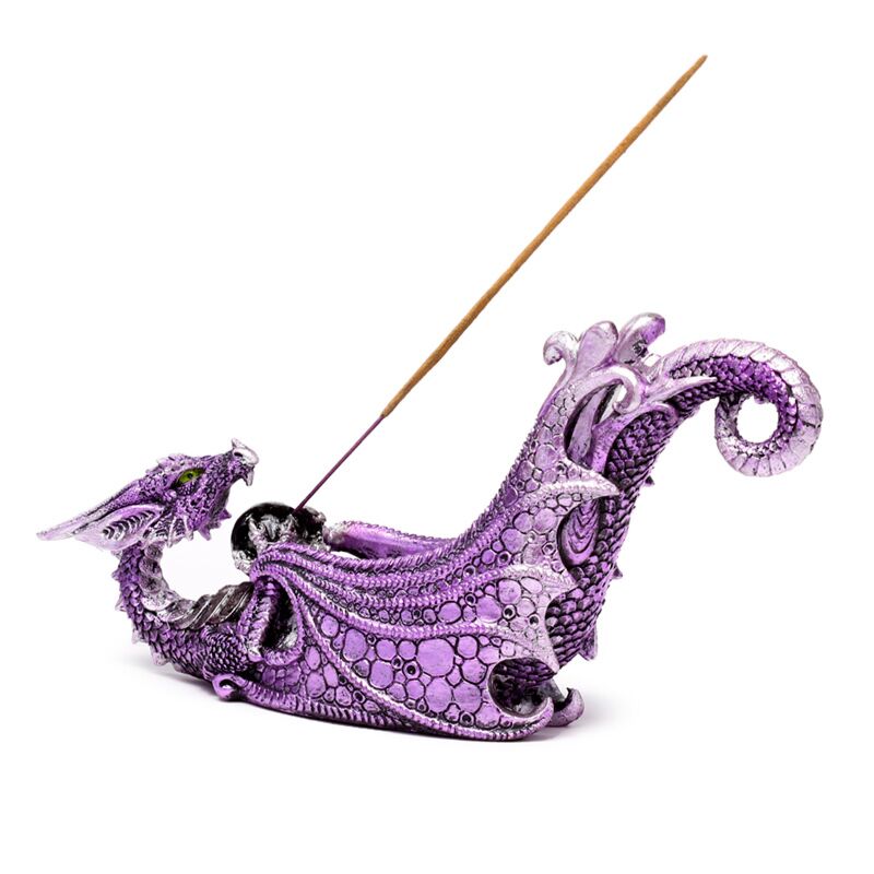 Load image into Gallery viewer, Enchanted nightmare kristal orb vleugel wierookhouder
