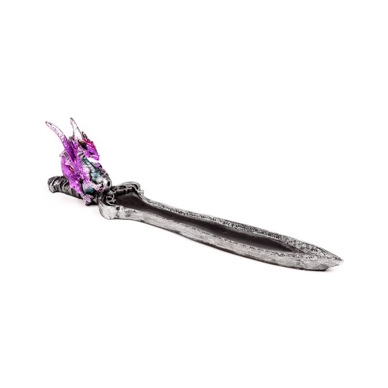 Load image into Gallery viewer, Dark legends mini amethist draak wierookhouder
