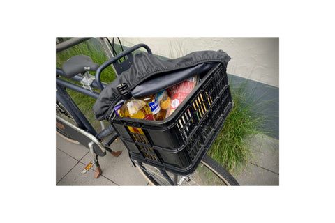 DS Covers fietskrathoes M 35x45 cm zwart