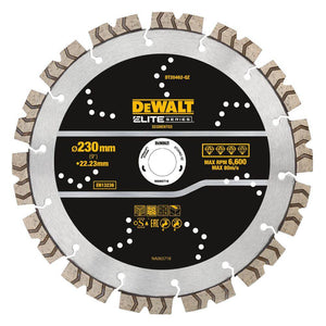 Dewalt diamond segment schild 230mm algemeen gebruik van elite