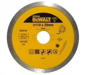 Dewalt volledig diamantschild 110mmx20mm rd dwc410