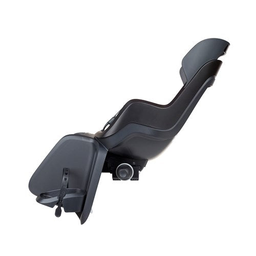 Load image into Gallery viewer, Kinderzitje achter Bobike Go Maxi RS met dragerbevestiging (CFS) en slaapstand - urban zwart
