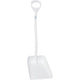 Vikan hygiene schop wit met normale steel 115 cm en groot blad 38x34