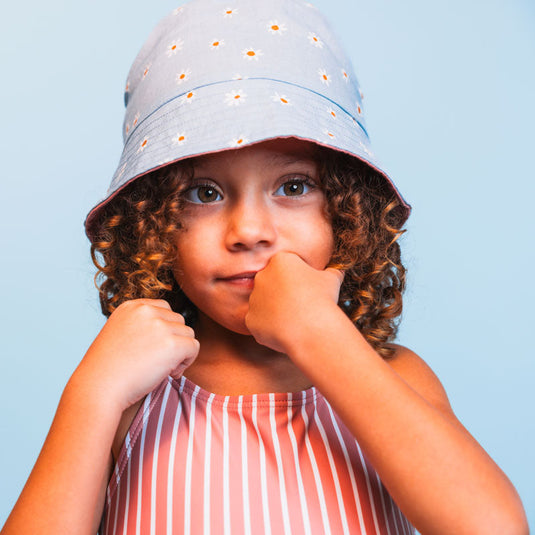 Daisy flower | meerkleurig uv omkeerbaar zonnehoedje