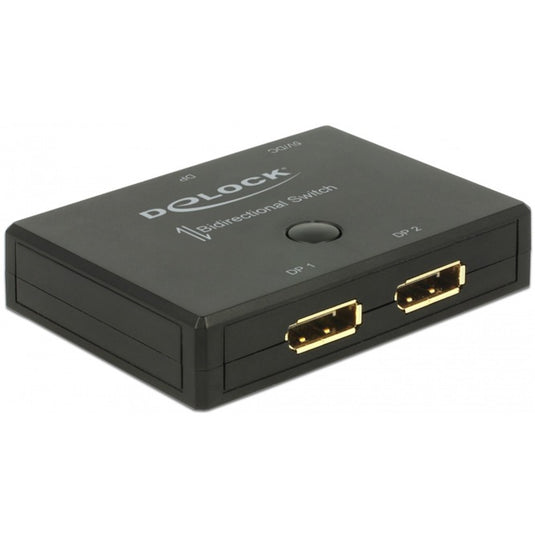DeLOCK DisplayPort 2 1 Switch bidirectional 4K 60 Hz