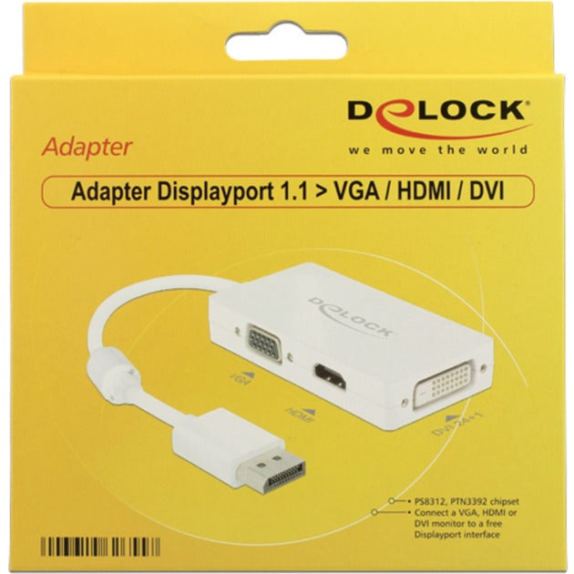 Load image into Gallery viewer, DeLOCK DisplayPort > VGA HDMI DVI
