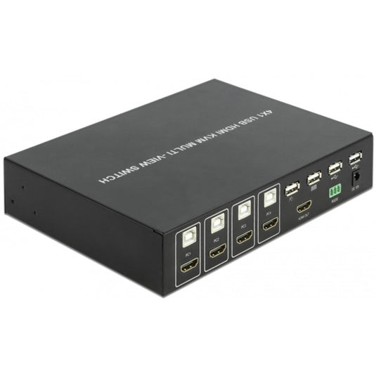 DeLOCK KVM 4-in-1 Multiview Switch 4x HDMI met USB