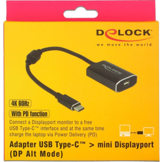 Load image into Gallery viewer, DeLOCK USB-C (male) > Mini DisplayPort (female) met PD fu
