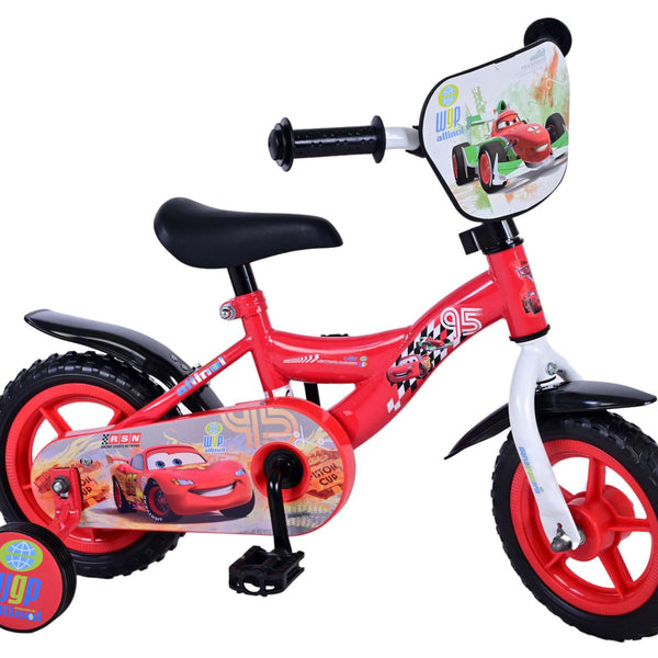 Disney Cars Kinderfiets - Jongens - 10 inch - Rood - Doortrapper